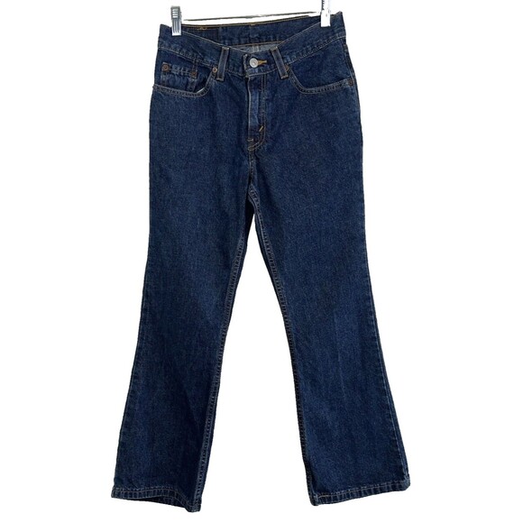 Levi's Vintage Y2K 2000 Women's 517 Boot Cut Blue Denim Jeans Size 10 1/2 - Picture 2 of 16